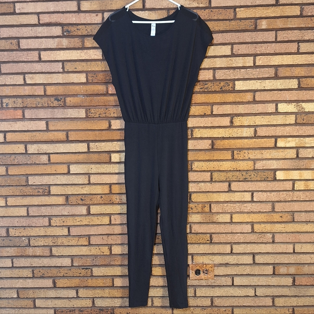 Zyia Small Black Soho Active Jumpsuit